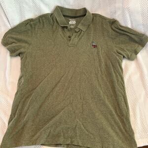 new disney star wars logo polo size large